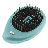Maxbell Maxbell Portable Mini Electric Ionic Hairbrush Hair Brush Comb Massage Mint Green