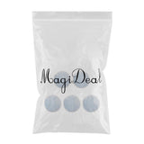 Maxbell Maxbell 5 Pieces 8cm Reusable Round Bamboo Cotton Facial Makeup Remover Pads Blue