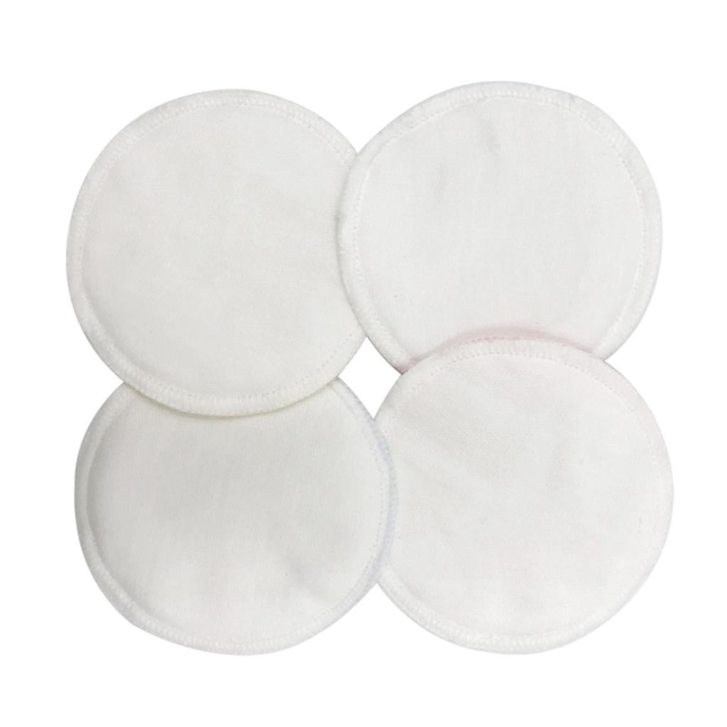 Maxbell Maxbell 5 Pieces 8cm Reusable Round Bamboo Cotton Facial Makeup Remover Pads Blue