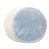 Maxbell Maxbell 5 Pieces 8cm Reusable Round Bamboo Cotton Facial Makeup Remover Pads Blue