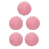 Maxbell Maxbell 5 Pieces 8cm Reusable Round Bamboo Cotton Facial Makeup Remover Pads Pink