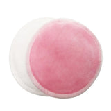 Maxbell Maxbell 5 Pieces 8cm Reusable Round Bamboo Cotton Facial Makeup Remover Pads Pink