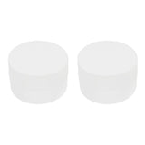 Maxbell 2X 2Layers Cream Jar Bottle Round Empty PP Plastic Cosmetic Containers White