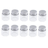 Maxbell Maxbell 10x High Borosilicate Sample Vials Clear Glass Bottles wit Aluminum Cap 20ml