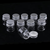 Maxbell Maxbell 10x High Borosilicate Sample Vials Clear Glass Bottles wit Aluminum Cap 20ml