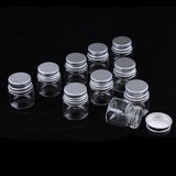 Maxbell Maxbell 10x High Borosilicate Sample Vials Clear Glass Bottles wit Aluminum Cap 20ml