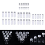 Maxbell Maxbell 10x High Borosilicate Sample Vials Clear Glass Bottles wit Aluminum Cap 20ml