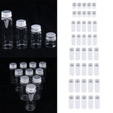 Maxbell Maxbell 10x High Borosilicate Sample Vials Clear Glass Bottles wit Aluminum Cap 20ml