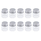 Maxbell Maxbell 10x High Borosilicate Sample Vials Clear Glass Bottles wit Aluminum Cap 20ml