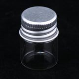 40X Empty Refillable Cosmetic Container Bottle Round Glass Jar Cannings 5ml