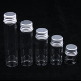 40X Empty Refillable Cosmetic Container Bottle Round Glass Jar Cannings 5ml