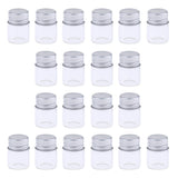 40X Empty Refillable Cosmetic Container Bottle Round Glass Jar Cannings 5ml