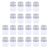 40X Empty Refillable Cosmetic Container Bottle Round Glass Jar Cannings 5ml