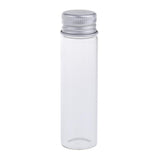 Maxbell 20X Empty Refillable Cosmetic Container Bottle Round Glass Jar Cannings 15ml