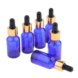 Maxbell Maxbell 6 Pieces Empty Refillable Dropper Bottles for Essential Oils Cosmetics 10ml