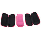Maxbell Maxbell 3 Pieces Car Shape Zipper Eyeglass Box Glasses Case Protector Rose Red