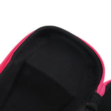Maxbell Maxbell 3 Pieces Car Shape Zipper Eyeglass Box Glasses Case Protector Rose Red