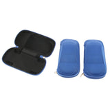 Maxbell Maxbell 3 Pieces Car Shape Zipper Eyeglass Box Glasses Case Protector Blue