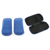 Maxbell Maxbell 3 Pieces Car Shape Zipper Eyeglass Box Glasses Case Protector Blue