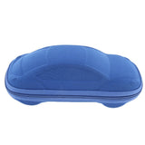 Maxbell Maxbell 3 Pieces Car Shape Zipper Eyeglass Box Glasses Case Protector Blue