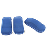 Maxbell Maxbell 3 Pieces Car Shape Zipper Eyeglass Box Glasses Case Protector Blue