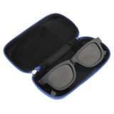 Maxbell Maxbell 3 Pieces Car Shape Zipper Eyeglass Box Glasses Case Protector Blue