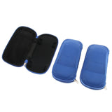 Maxbell Maxbell 3 Pieces Car Shape Zipper Eyeglass Box Glasses Case Protector Blue