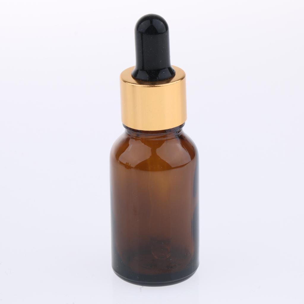 Maxbell Maxbell 6x Empty Dropper Bottles Refillable Essential Oil Cosmetic Jar Canning 15ml
