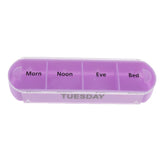Maxbell Maxbell Travel Weekly Pill Wallet Box Medicine Tablet Organizer Storage Dispenser