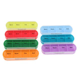 Maxbell Maxbell Travel Weekly Pill Wallet Box Medicine Tablet Organizer Storage Dispenser