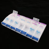 Maxbell Maxbell AM PM 14 Slots 7 Day Travel Pill Tablet Medicine Capsule Box Organizer Holder Case