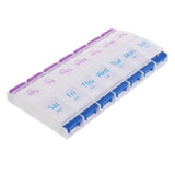 Maxbell Maxbell AM PM 14 Slots 7 Day Travel Pill Tablet Medicine Capsule Box Organizer Holder Case