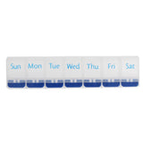 Maxbell Maxbell 7 Days Week Pill Tablet Medicine Capsule Box Container Storage Organizer  Sunday to Saturday