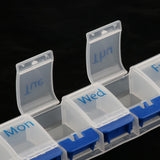 Maxbell Maxbell 7 Days Week Pill Tablet Medicine Capsule Box Container Storage Organizer  Sunday to Saturday