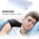 Maxbell Maxbell Memory Foam Sleeping Pillow Cushion for Teenager Neck Back Pain Light Blue