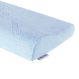 Maxbell Maxbell Memory Foam Sleeping Pillow Cushion for Teenager Neck Back Pain Light Blue