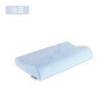 Maxbell Maxbell Memory Foam Sleeping Pillow Cushion for Teenager Neck Back Pain Light Blue