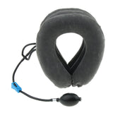 Maxbell Maxbell Inflatable Cervical Neck Traction Pillow Collar Device Stretcher Gray