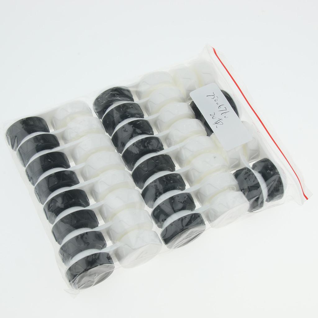 Maxbell Maxbell 20 Pieces Mini Contact Lens Box Travel Lenses Cases Container Holders Black