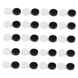 Maxbell 20 Pieces Mini Contact Lens Box Travel Lenses Cases Container Holders Black