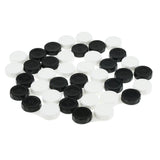 Maxbell 20 Pieces Mini Contact Lens Box Travel Lenses Cases Container Holders Black