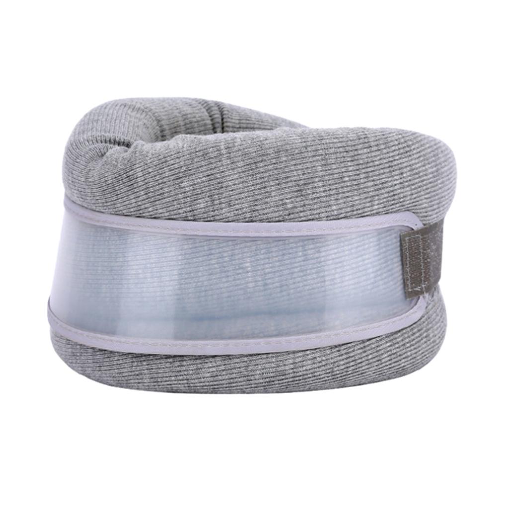 Maxbell Maxbell Cervical Collar Foam Neck Brace Belt Support Shoulder Relax PainRelief Gray