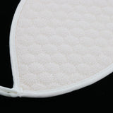 Maxbell Maxbell Double-sided Bath Gloves Sponge Body Scrubbing Exfoliator Mitt Mitten White