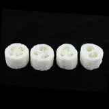 Maxbell 4 Pieces Bathroom Kitchen Loofah Soap Dishes Boxes Holders Sponge Containers
