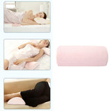 Maxbell Maxbell Memory Foam Lumbar Support Wedge Pillow Bed Waist Cushion for Sleeping Pink