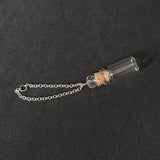 Maxbell Maxbell Mini Glass Bottle with Cork Necklace Pendant Vial DIY Decoration 1ml Clear