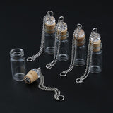 Maxbell Maxbell Mini Glass Bottle with Cork Necklace Pendant Vial DIY Decoration 1ml Clear