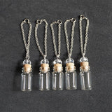 Maxbell Maxbell Mini Glass Bottle with Cork Necklace Pendant Vial DIY Decoration 1ml Clear