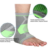 Maxbell Maxbell 1Piece Ankle Brace Compression Support Sleeve Foot Socks with Arch Support M