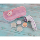 Maxbell Maxbell Electric Face Wash Instrument Facial Cleaning Brush Massager Scrubber Purple